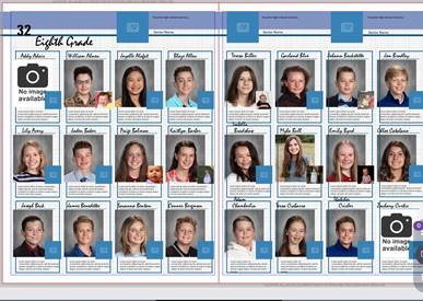 Yearbook Layout - 8th Grade